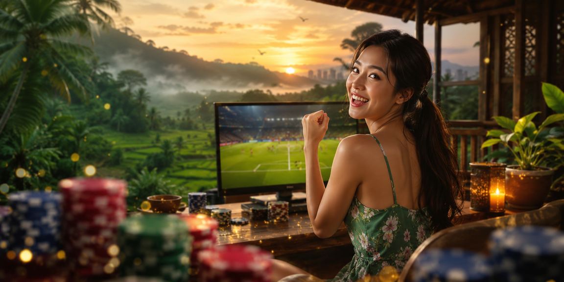 Suasana meja kasino langsung dengan dealer profesional di trc20 Malaysia